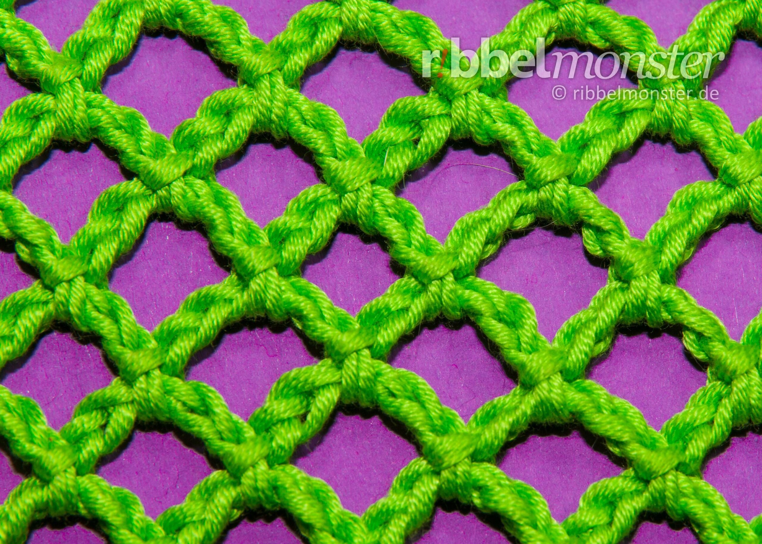 Crochet Net – Even Diamonds