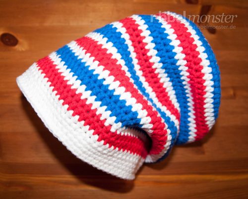 Crochet Hat – Longbeanie with Half Double Crochet Stitches