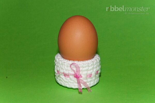 Crochet Egg Cup – “Simplici Girl”