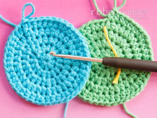 Crochet Circles – with Half Double Crochet Stitches