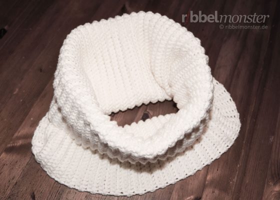 Crochet Simple Collar Scarf without Increases & Decreases