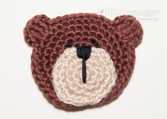 Patch – Crochet Small Teddy Bear “Bertram”