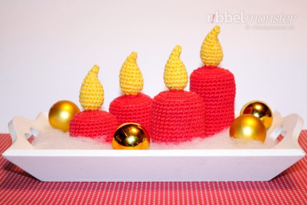 Amigurumi – Crochet Smaller Candles “Stomp”