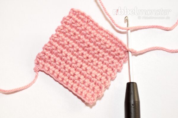 Crochet – each stitch one stitch