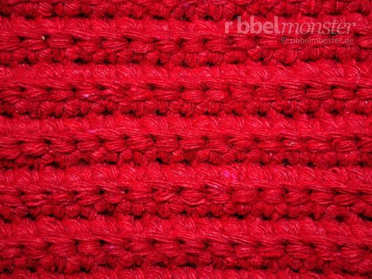 Crochet Ribbed Stitch – Back Double Crochet Stitches in Rows