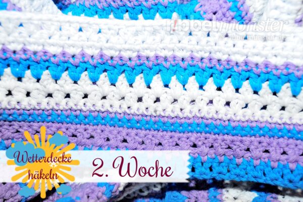 Crochet Weather Blanket – CAL – 2nd Week
