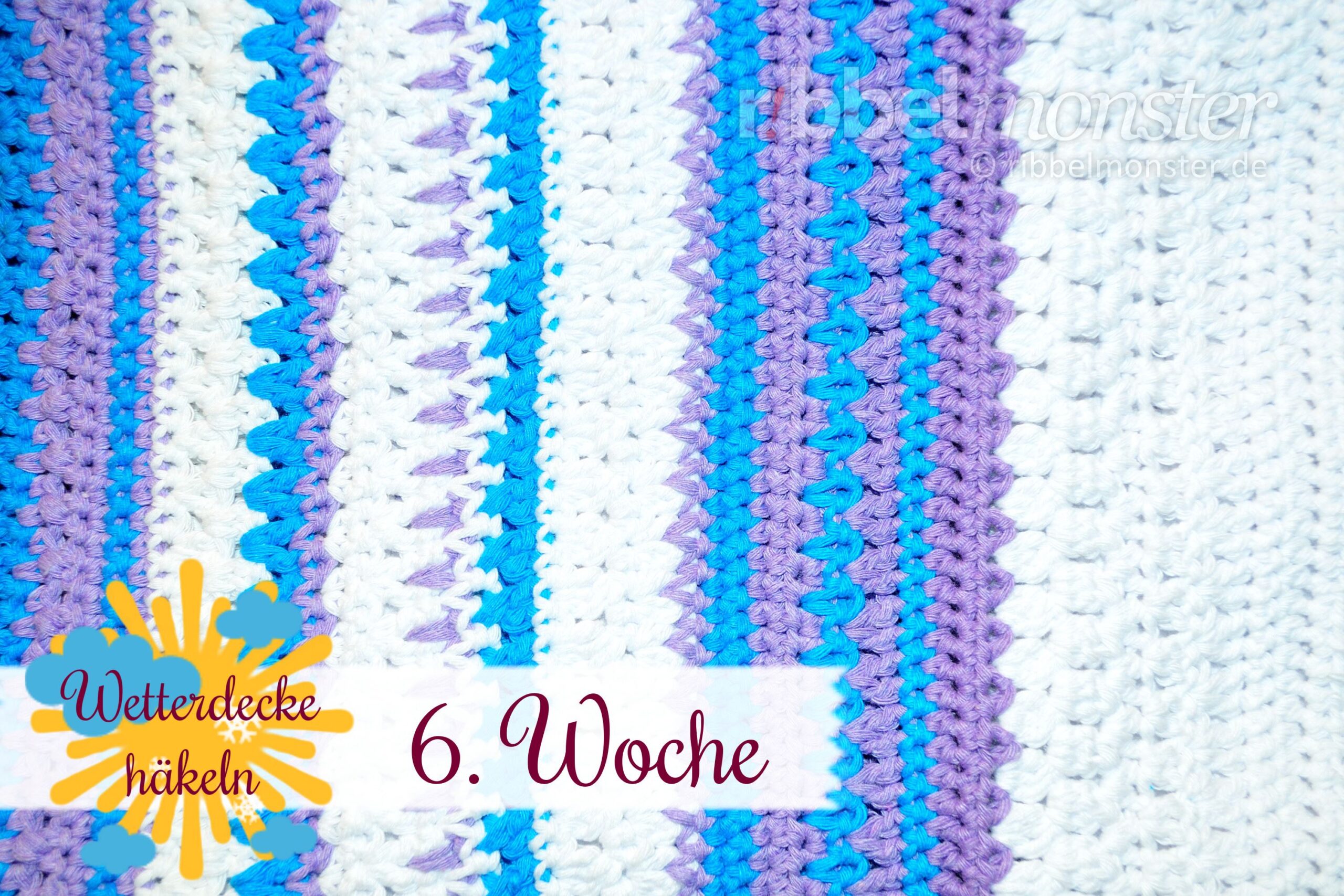 Crochet Weather Blanket – CAL – 6th Week