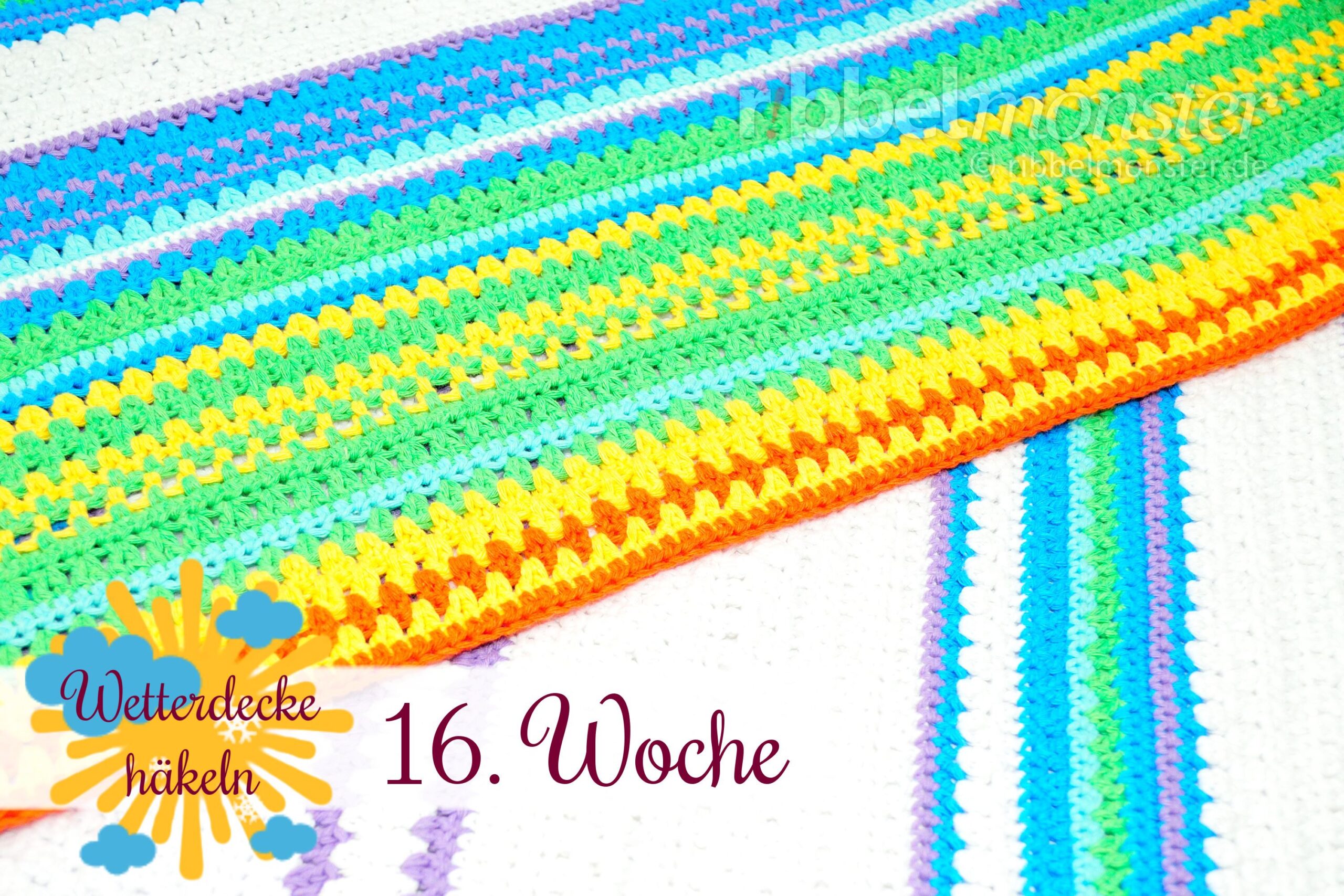 Crochet Weather Blanket – CAL – 16th Week