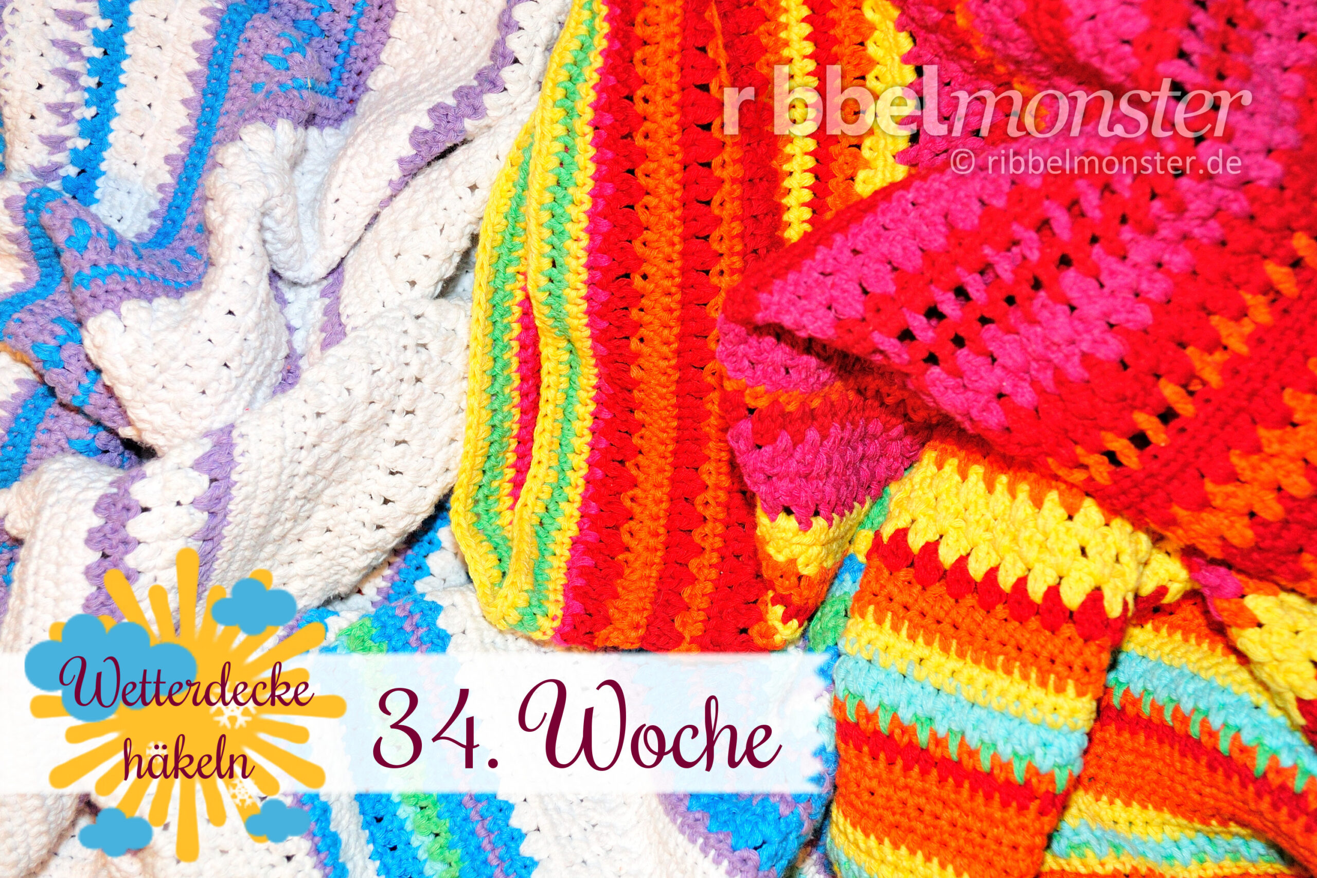 Crochet Weather Blanket – CAL – 34th Week