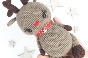 Amigurumi – Crochet Reindeer “Rudolphina”